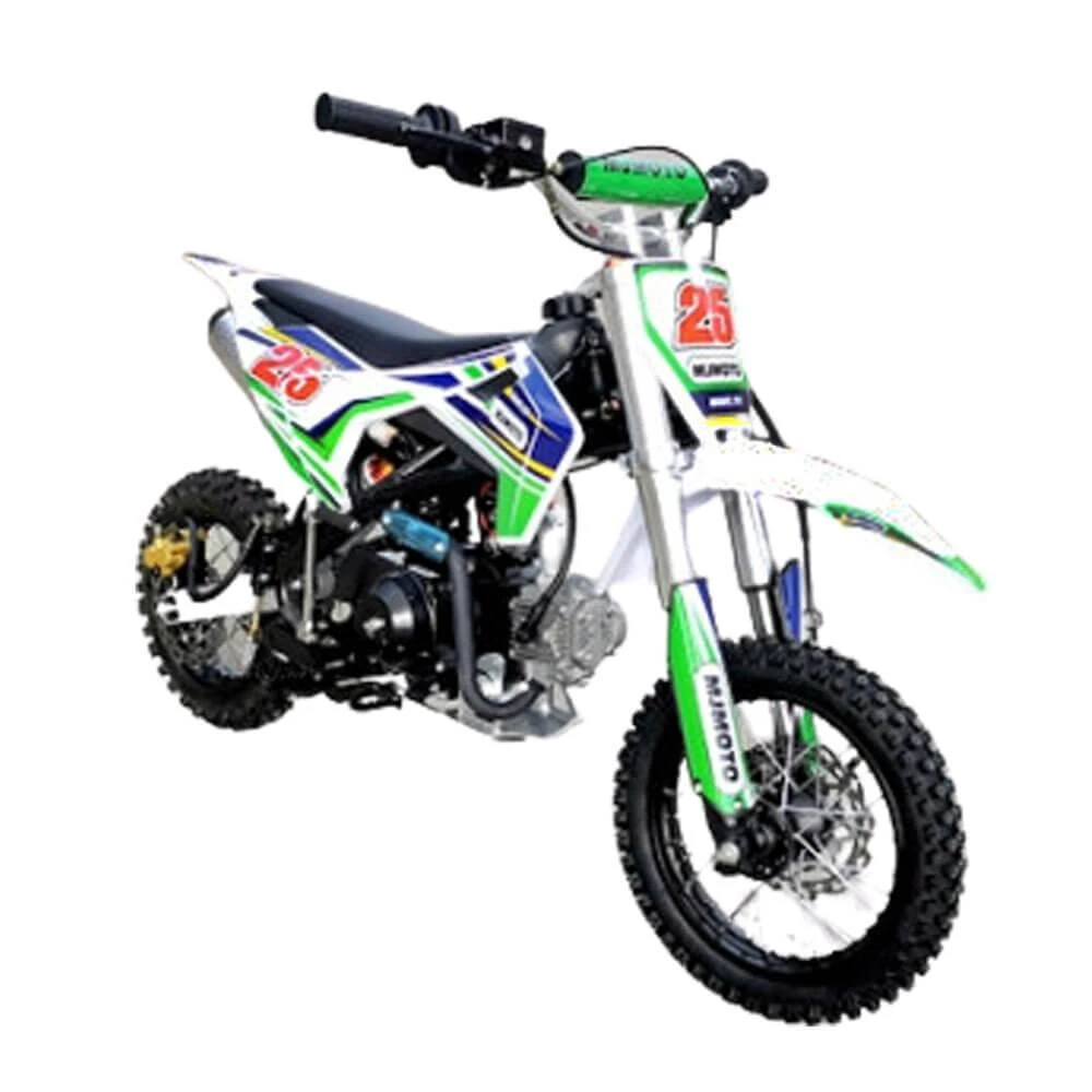 MJM 70cc Petrol Powered 4-Stroke Fully Automatic Kids Dirt Bike - Green 4 MJM 70cc Petrol Powered 4-Stroke Fully Automatic Kids Dirt Bike - Green - Image 4