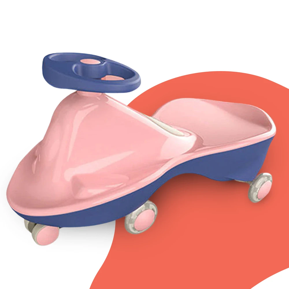 Howawa Italian Design Glide & Twist Kids Ride On Car - Pink Purple 1 Howawa Italian Design Glide & Twist Kids Ride On Car - Pink Purple