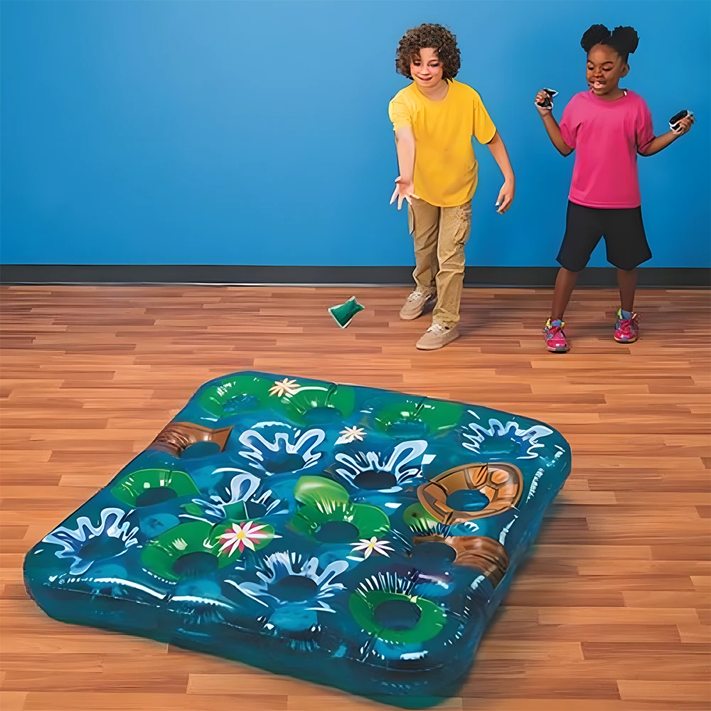 Inflatable Beanbag Frog Pond Toss Game 2 Inflatable Beanbag Frog Pond Toss Game - Image 2