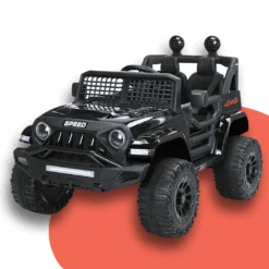 Lenoxx Jeep Inspired 12 Kids Electric Ride On With Remote - Black -Kids Car Sales jeep inspired remote controlled ride on electric car black 8