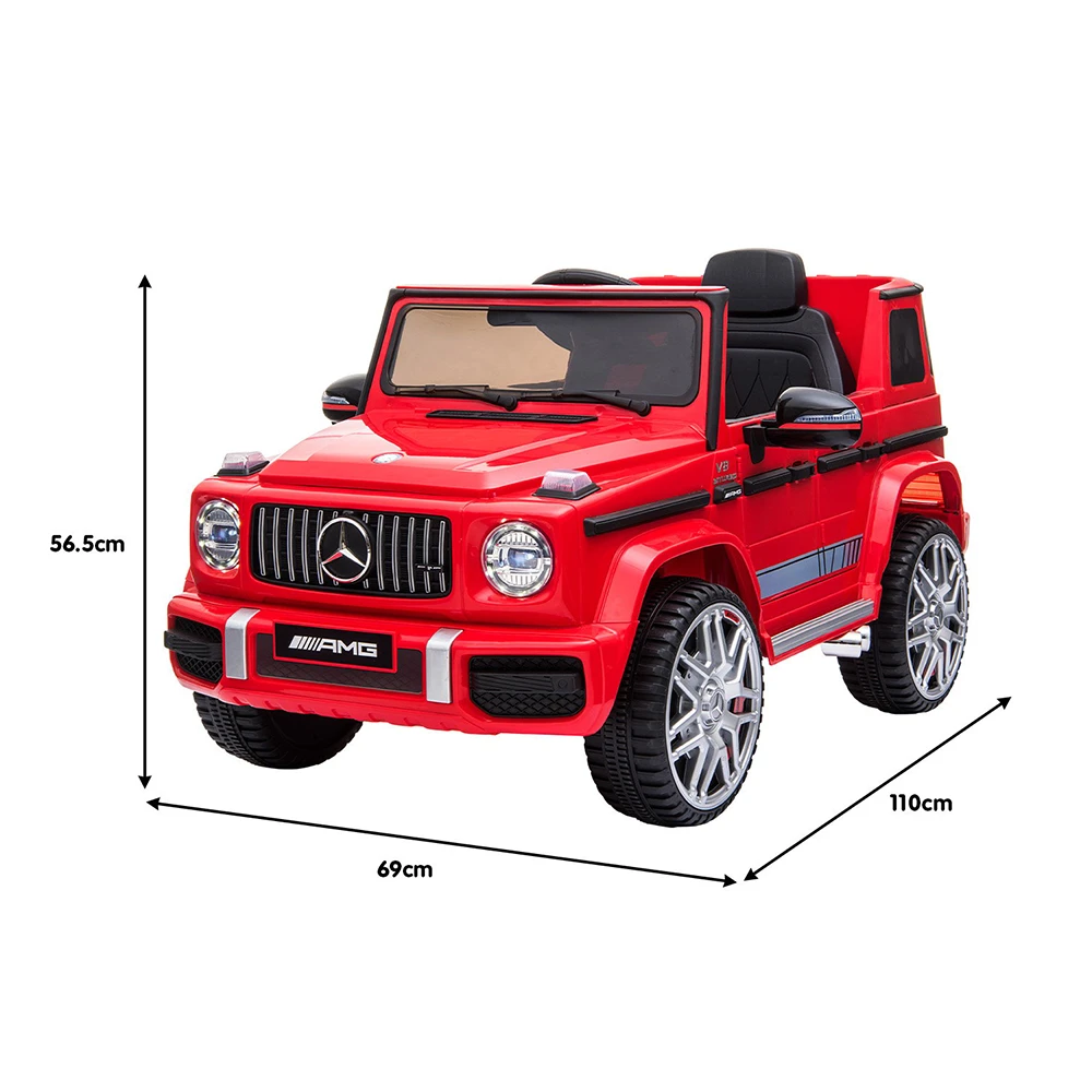 Kahuna 12v Licensed Mercedes Benz AMG G63 Kids Electric Ride On With Remote - Red 11 Kahuna 12v Licensed Mercedes Benz AMG G63 Kids Electric Ride On With Remote - Red - Image 11
