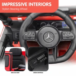Kahuna 12v Licensed Mercedes Benz AMG G63 Kids Electric Ride On With Remote - Red 15 Kahuna 12v Licensed Mercedes Benz AMG G63 Kids Electric Ride On With Remote - Red -Kids Car Sales kahuna 12v licensed mercedes benz amg g63 kids electric ride on with remote red 05