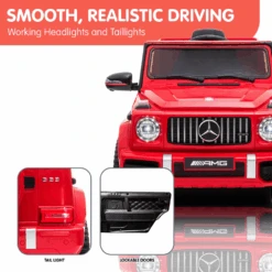 Kahuna 12v Licensed Mercedes Benz AMG G63 Kids Electric Ride On With Remote - Red 16 Kahuna 12v Licensed Mercedes Benz AMG G63 Kids Electric Ride On With Remote - Red -Kids Car Sales kahuna 12v licensed mercedes benz amg g63 kids electric ride on with remote red 07