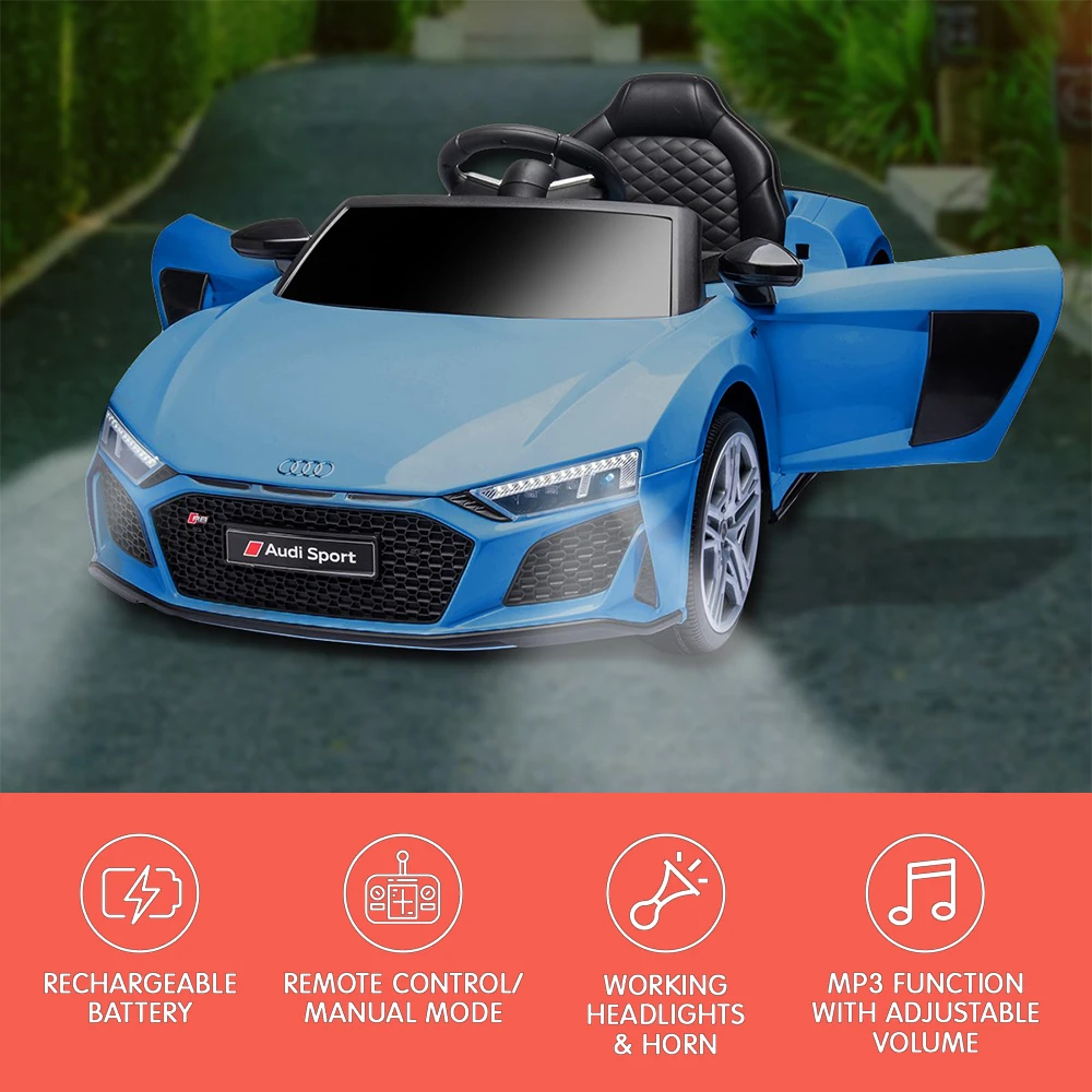 Kahuna 12v Licensed Audi Sport Kids Electric Ride On With Remote - Blue 9 Kahuna 12v Licensed Audi Sport Kids Electric Ride On With Remote - Blue - Image 9