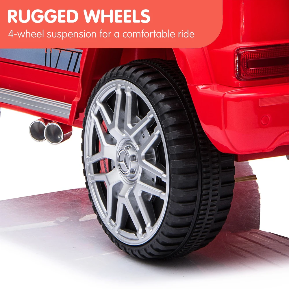 Kahuna 12v Licensed Mercedes Benz AMG G63 Kids Electric Ride On With Remote - Red 10 Kahuna 12v Licensed Mercedes Benz AMG G63 Kids Electric Ride On With Remote - Red - Image 10