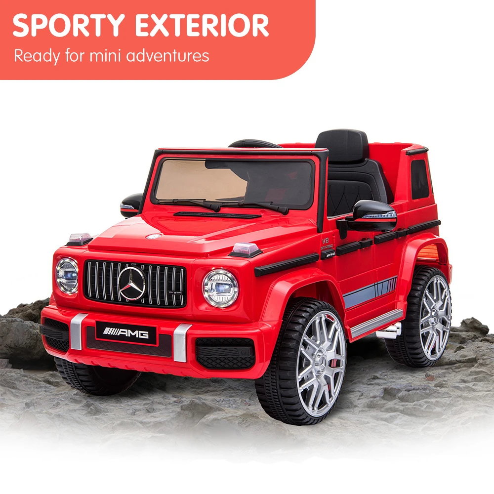 Kahuna 12v Licensed Mercedes Benz AMG G63 Kids Electric Ride On With Remote - Red 3 Kahuna 12v Licensed Mercedes Benz AMG G63 Kids Electric Ride On With Remote - Red - Image 3