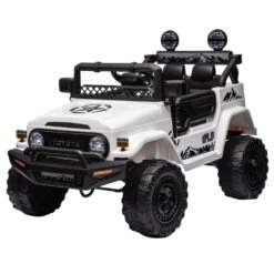 Kahuna Authorized Toyota Electric Kids Ride-on Car Fj Cruiser - White