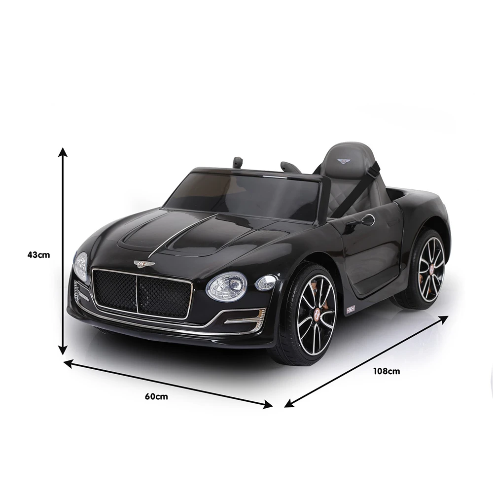 Kahuna Bentley Exp 12 Licensed Speed 6E Electric Kids Ride On Car Black 12 Kahuna Bentley Exp 12 Licensed Speed 6E Electric Kids Ride On Car Black - Image 12