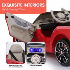 Kahuna Bentley Exp 12 Speed 6E Licensed Kids Ride On Electric Car Remote Control - Red 16 Kahuna Bentley Exp 12 Speed 6E Licensed Kids Ride On Electric Car Remote Control - Red -Kids Car Sales kahuna bentley exp 12 speed 6e licensed kids ride on electric car remote control red 03