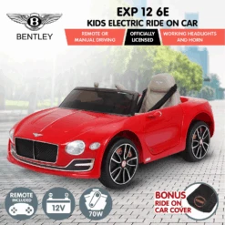 Kahuna Bentley Exp 12 Speed 6E Licensed Kids Ride On Electric Car Remote Control - Red 17 Kahuna Bentley Exp 12 Speed 6E Licensed Kids Ride On Electric Car Remote Control - Red -Kids Car Sales kahuna bentley exp 12 speed 6e licensed kids ride on electric car remote control red 04