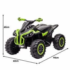 Kahuna GTS99 Kids Electric Ride On Quad Bike Toy ATV 50W - Green 23 Kahuna GTS99 Kids Electric Ride On Quad Bike Toy ATV 50W - Green -Kids Car Sales kahuna gts99 kids electric ride on quad bike toy atv 50w green 02