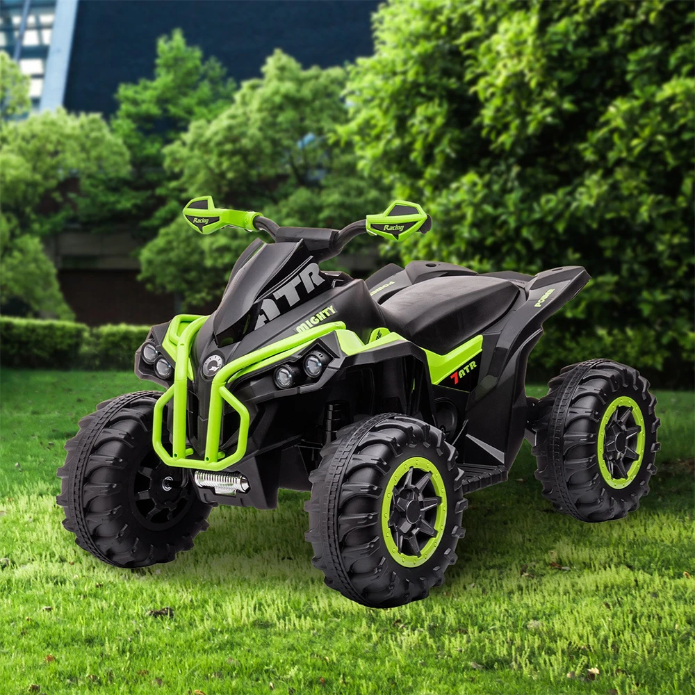 Kahuna GTS99 Kids Electric Ride On Quad Bike Toy ATV 50W - Green 2 Kahuna GTS99 Kids Electric Ride On Quad Bike Toy ATV 50W - Green - Image 2