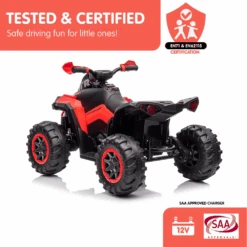 Kahuna GTS99 Kids Electric Ride On Quad Bike Toy ATV 50W - Red -Kids Car Sales kahuna gts99 kids electric ride on quad bike toy atv 50w red 03