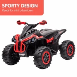 Kahuna GTS99 Kids Electric Ride On Quad Bike Toy ATV 50W - Red -Kids Car Sales kahuna gts99 kids electric ride on quad bike toy atv 50w red 10