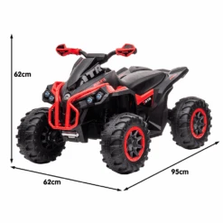 Kahuna GTS99 Kids Electric Ride On Quad Bike Toy ATV 50W - Red -Kids Car Sales kahuna gts99 kids electric ride on quad bike toy atv 50w red 11