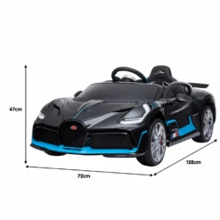Kahuna Licensed Bugatti Divo Kids Electric Ride On Car - Black -Kids Car Sales kahuna licensed bugatti divo kids electric ride on car black 01