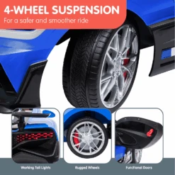 Kahuna Licensed Bugatti Divo Kids Electric Ride On Car - Blue -Kids Car Sales kahuna licensed bugatti divo kids electric ride on car blue 01