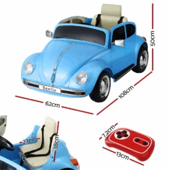 Licensed 6v Volkswagen Beetle Electric Kids Ride On Car With Remote - Blue 13 Licensed 6v Volkswagen Beetle Electric Kids Ride On Car With Remote - Blue -Kids Car Sales licensed 6v volkswagen beetle electric kids ride on car with remote blue 1