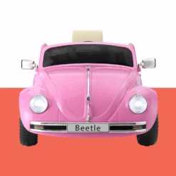 Licensed 6v Volkswagen Beetle Electric Kids Ride On Car With Remote - Pink -Kids Car Sales licensed 6v volkswagen beetle electric kids ride on car with remote pink 4