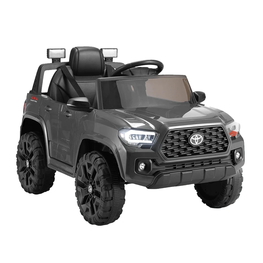 Licensed Toyota Tacoma 12v Off Road Kids Electric Ride On Car With Remote - Grey 1 Licensed Toyota Tacoma 12v Off Road Kids Electric Ride On Car With Remote - Grey