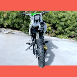 MJM 110cc Petrol Powered 4-Stroke Kids Trail Pit Dirt Bike - Green -Kids Car Sales mjm 110cc petrol powered 4 stroke kids trail pit dirt bike green 01