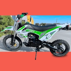 MJM 110cc Petrol Powered 4-Stroke Kids Trail Pit Dirt Bike - Green -Kids Car Sales mjm 110cc petrol powered 4 stroke kids trail pit dirt bike green 06