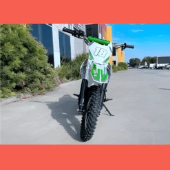 MJM 110cc Petrol Powered 4-Stroke Kids Trail Pit Dirt Bike - Green -Kids Car Sales mjm 110cc petrol powered 4 stroke kids trail pit dirt bike green 07