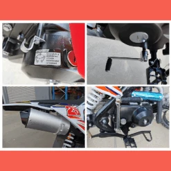 MJM 110cc Petrol Powered 4-Stroke Kids Trail Pit Dirt Bike - Green -Kids Car Sales mjm 110cc petrol powered 4 stroke kids trail pit dirt bike green 08