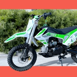 MJM 110cc Petrol Powered 4-Stroke Kids Trail Pit Dirt Bike - Green -Kids Car Sales mjm 110cc petrol powered 4 stroke kids trail pit dirt bike green 11