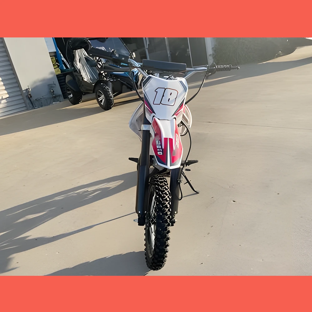 MJM 110cc Petrol Powered 4-Stroke Kids Trail Pit Dirt Bike - Red 8 MJM 110cc Petrol Powered 4-Stroke Kids Trail Pit Dirt Bike - Red - Image 8