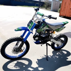 MJM 125cc BigFoot Petrol Powered 4-Stroke Kids Dirt Bike - Blue 13 MJM 125cc BigFoot Petrol Powered 4-Stroke Kids Dirt Bike - Blue -Kids Car Sales mjm 125cc bigfoot petrol powered 4 stroke kids dirt bike blue 03
