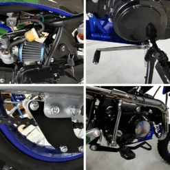 MJM 125cc BigFoot Petrol Powered 4-Stroke Kids Dirt Bike - Blue 17 MJM 125cc BigFoot Petrol Powered 4-Stroke Kids Dirt Bike - Blue -Kids Car Sales mjm 125cc bigfoot petrol powered 4 stroke kids dirt bike blue 07