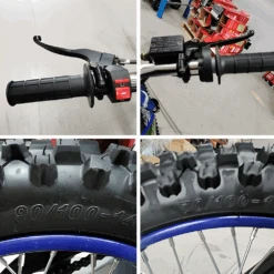 MJM 125cc BigFoot Petrol Powered 4-Stroke Kids Dirt Bike - Blue 19 MJM 125cc BigFoot Petrol Powered 4-Stroke Kids Dirt Bike - Blue -Kids Car Sales mjm 125cc bigfoot petrol powered 4 stroke kids dirt bike blue 09