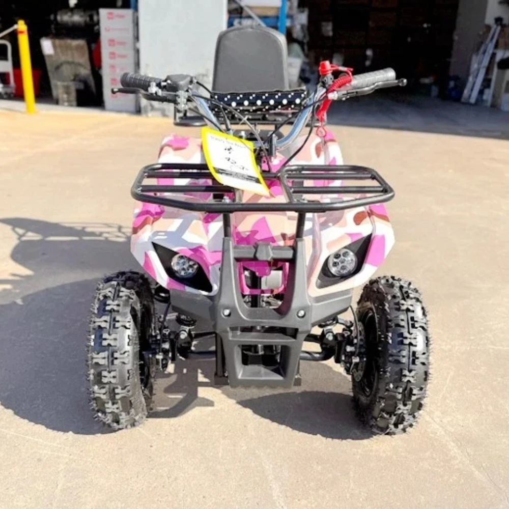 MJM 49cc Petrol Powered 2-Stroke Farm Kids ATV Quad Bike - Pink 16 MJM 49cc Petrol Powered 2-Stroke Farm Kids ATV Quad Bike - Pink - Image 16