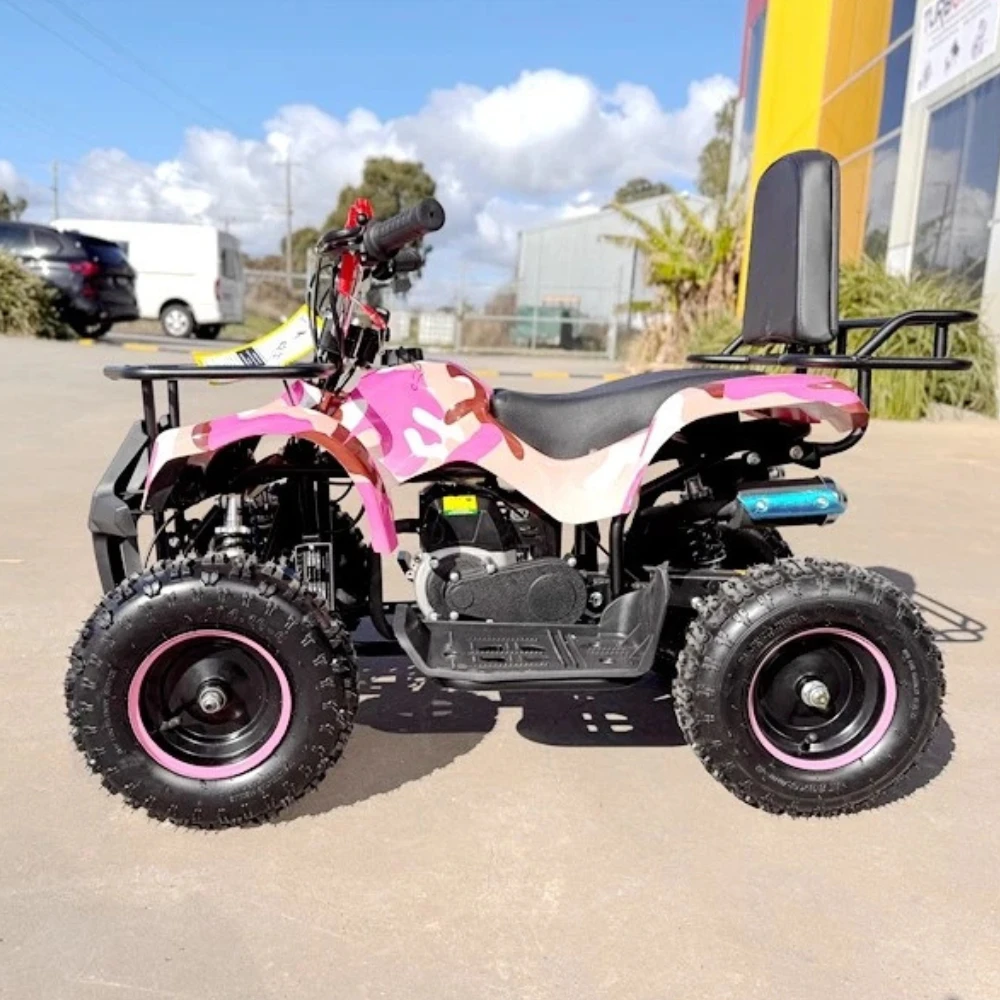 MJM 49cc Petrol Powered 2-Stroke Farm Kids ATV Quad Bike - Pink 18 MJM 49cc Petrol Powered 2-Stroke Farm Kids ATV Quad Bike - Pink - Image 18