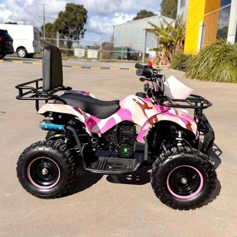 MJM 49cc Petrol Powered 2-Stroke Farm Kids ATV Quad Bike - Pink 9 MJM 49cc Petrol Powered 2-Stroke Farm Kids ATV Quad Bike - Pink - Image 9