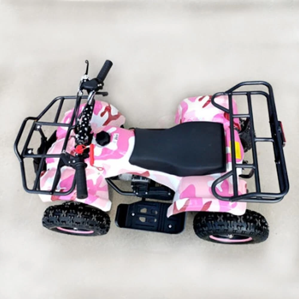MJM 49cc Petrol Powered 2-Stroke Farm Kids ATV Quad Bike - Pink 3 MJM 49cc Petrol Powered 2-Stroke Farm Kids ATV Quad Bike - Pink - Image 3