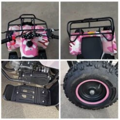 MJM 49cc Petrol Powered 2-Stroke Farm Kids ATV Quad Bike - Pink 23 MJM 49cc Petrol Powered 2-Stroke Farm Kids ATV Quad Bike - Pink -Kids Car Sales mjm 49cc petrol powered 2 stroke farm kids atv quad bike pink mjm 49atv fa pink 4
