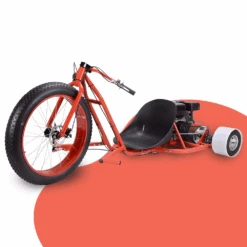 MJM 6.5HP Motorised Huffy Slider Fat Boy Drift Trike For Teens - Red