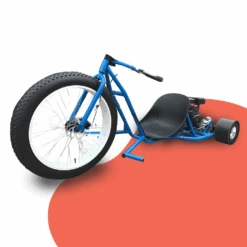 MJM 6.5HP Motorised Huffy Slider Fat Boy Drift Trike For Teens - Blue