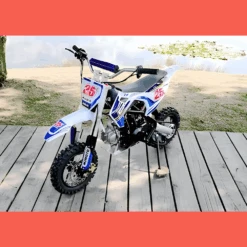MJM 70cc Petrol Powered 4-Stroke Semi-Auto Kids Dirt Bike - Blue -Kids Car Sales mjm 70cc petrol powered 4 stroke semi auto kids dirt bike blue 01
