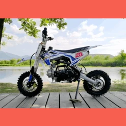 MJM 70cc Petrol Powered 4-Stroke Semi-Auto Kids Dirt Bike - Blue -Kids Car Sales mjm 70cc petrol powered 4 stroke semi auto kids dirt bike blue 02