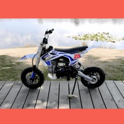 MJM 70cc Petrol Powered 4-Stroke Semi-Auto Kids Dirt Bike - Blue -Kids Car Sales mjm 70cc petrol powered 4 stroke semi auto kids dirt bike blue 13