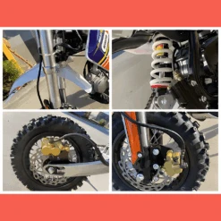 MJM 70cc Petrol Powered 4-Stroke Semi-Auto Kids Dirt Bike - Red -Kids Car Sales mjm 70cc petrol powered 4 stroke semi auto kids dirt bike red 03