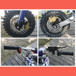 MJM 70cc Petrol Powered 4-Stroke Semi-Auto Kids Dirt Bike - Red -Kids Car Sales mjm 70cc petrol powered 4 stroke semi auto kids dirt bike red 04