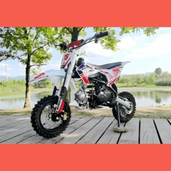 MJM 70cc Petrol Powered 4-Stroke Semi-Auto Kids Dirt Bike - Red -Kids Car Sales mjm 70cc petrol powered 4 stroke semi auto kids dirt bike red 09