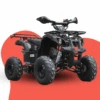Motoworks 125cc Petrol Powered 4-Stroke Farm Kids Quad Bike - Black