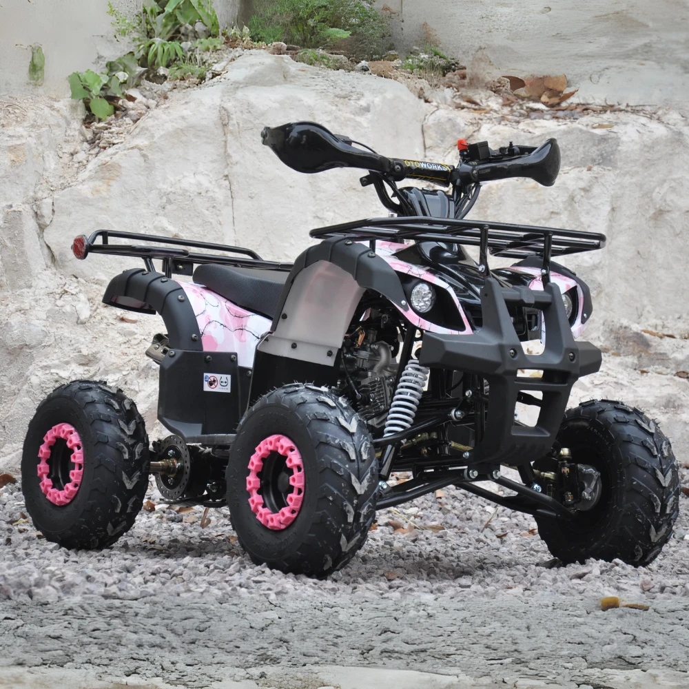 Motoworks 125cc Petrol Powered 4-Stroke Farm Kids Quad Bike - Pink 4 Motoworks 125cc Petrol Powered 4-Stroke Farm Kids Quad Bike - Pink - Image 4