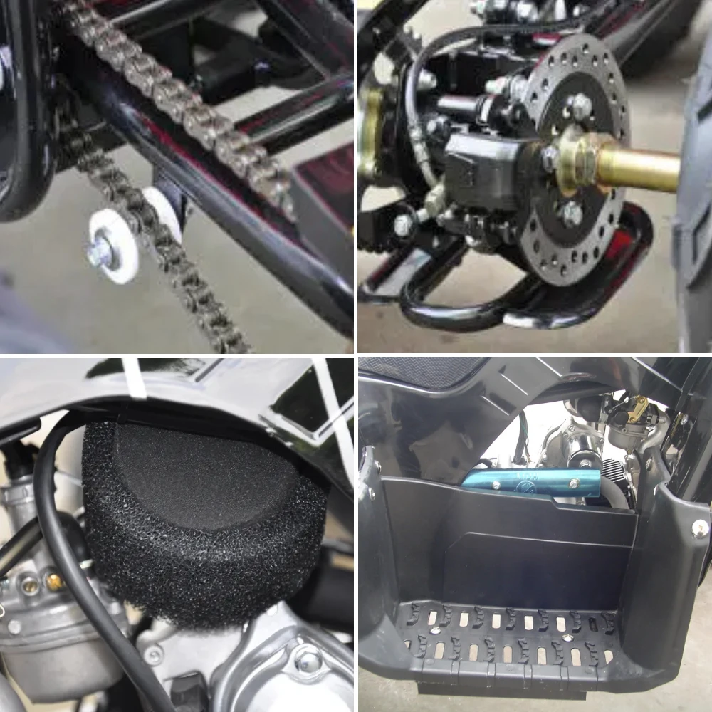 Motoworks 125cc Petrol Powered 4-Stroke Farm Kids Quad Bike - Pink 3 Motoworks 125cc Petrol Powered 4-Stroke Farm Kids Quad Bike - Pink - Image 3