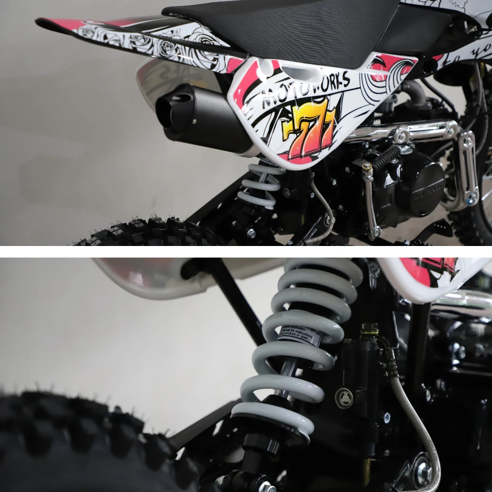 Motoworks 150cc Petrol Powered 4-Stroke Big Foot Kids Dirt Bike - Pink 3 Motoworks 150cc Petrol Powered 4-Stroke Big Foot Kids Dirt Bike - Pink - Image 3